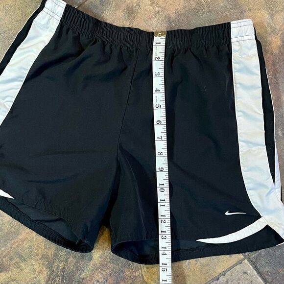 Nike Black White Athletic Pull-on Elastic Shorts Small - Picture 3 of 10